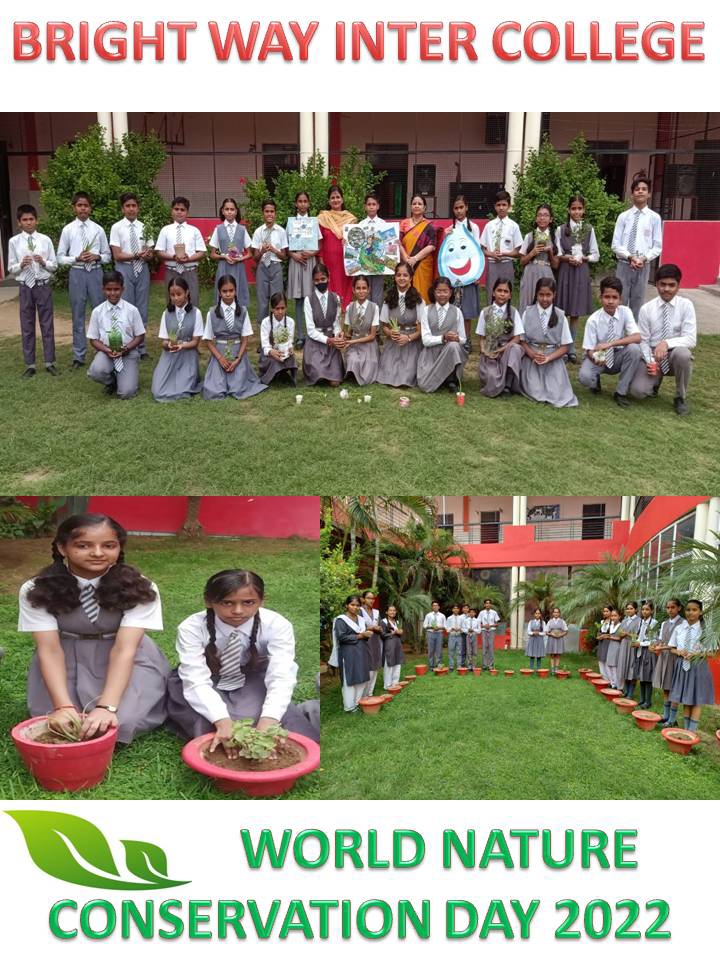 THE STUDENTS OF BRIGHT WAY COLLEGE CELEBRATES WORLD NATURE CONSERVATION DAY